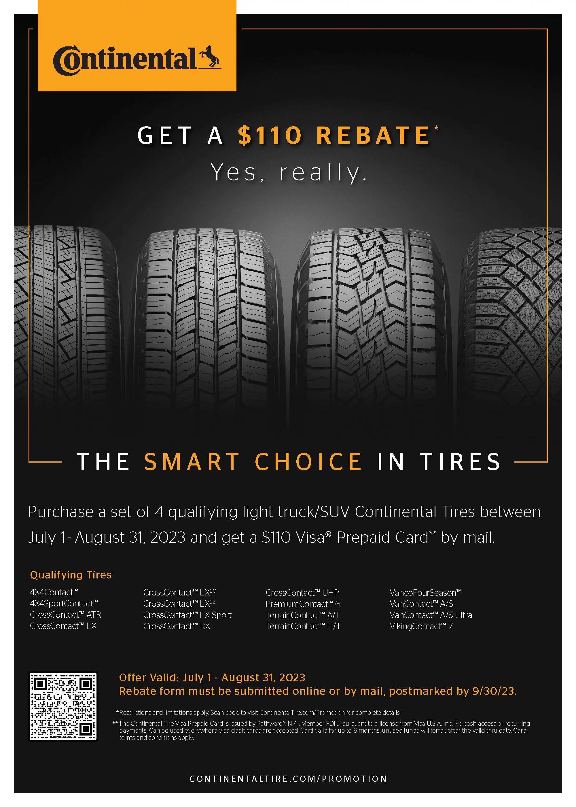 Continental CrossContact LX Sport 265/45R21 108 W Tire Fits: 2021-22 Volkswagen Atlas Execline, 2019-23 Chevrolet Blazer True North