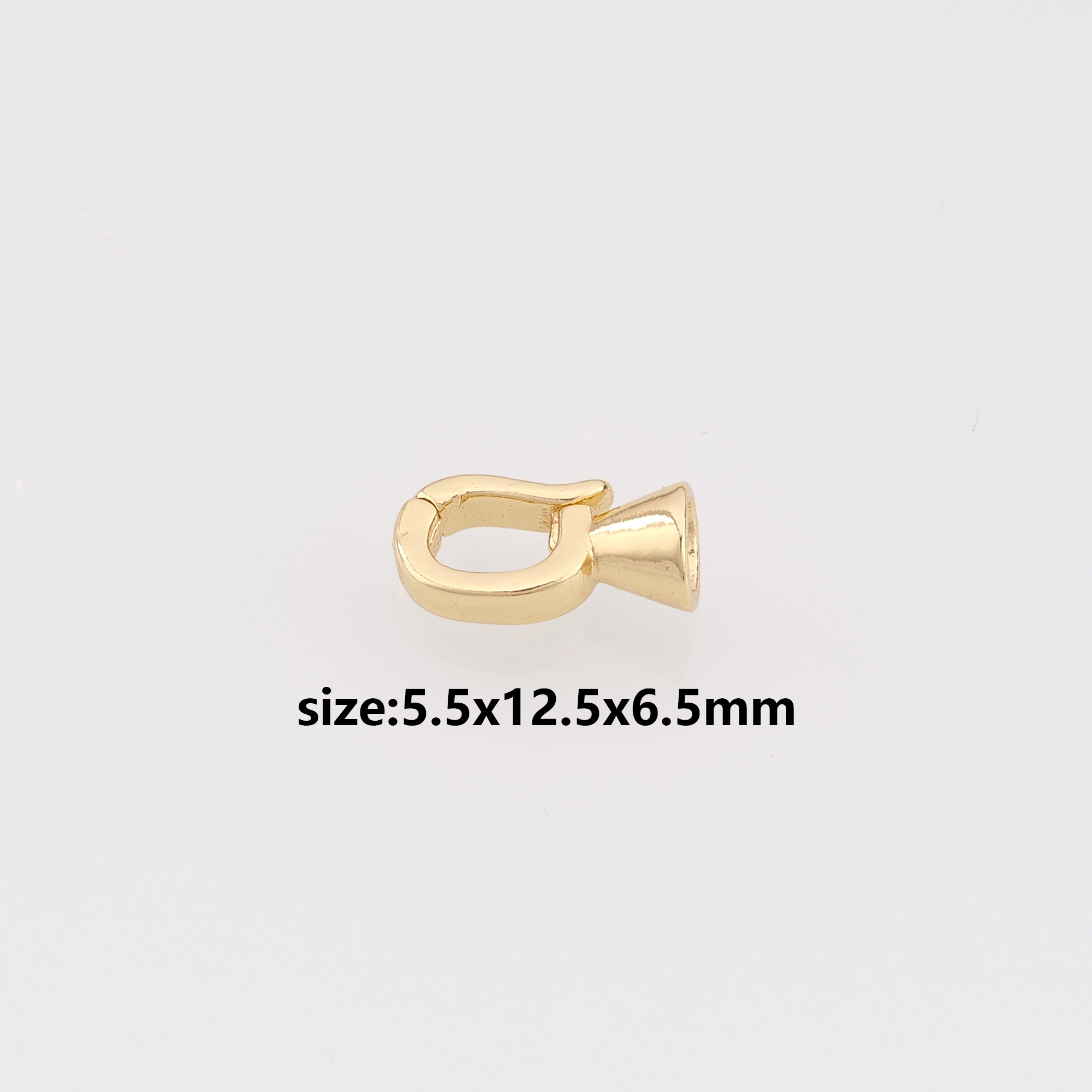 18K Gold Filled Lobster Claw Clasp,Lobster Clasp Lock,Spring Buckle for DIY Jewelry Necklace Bracelet