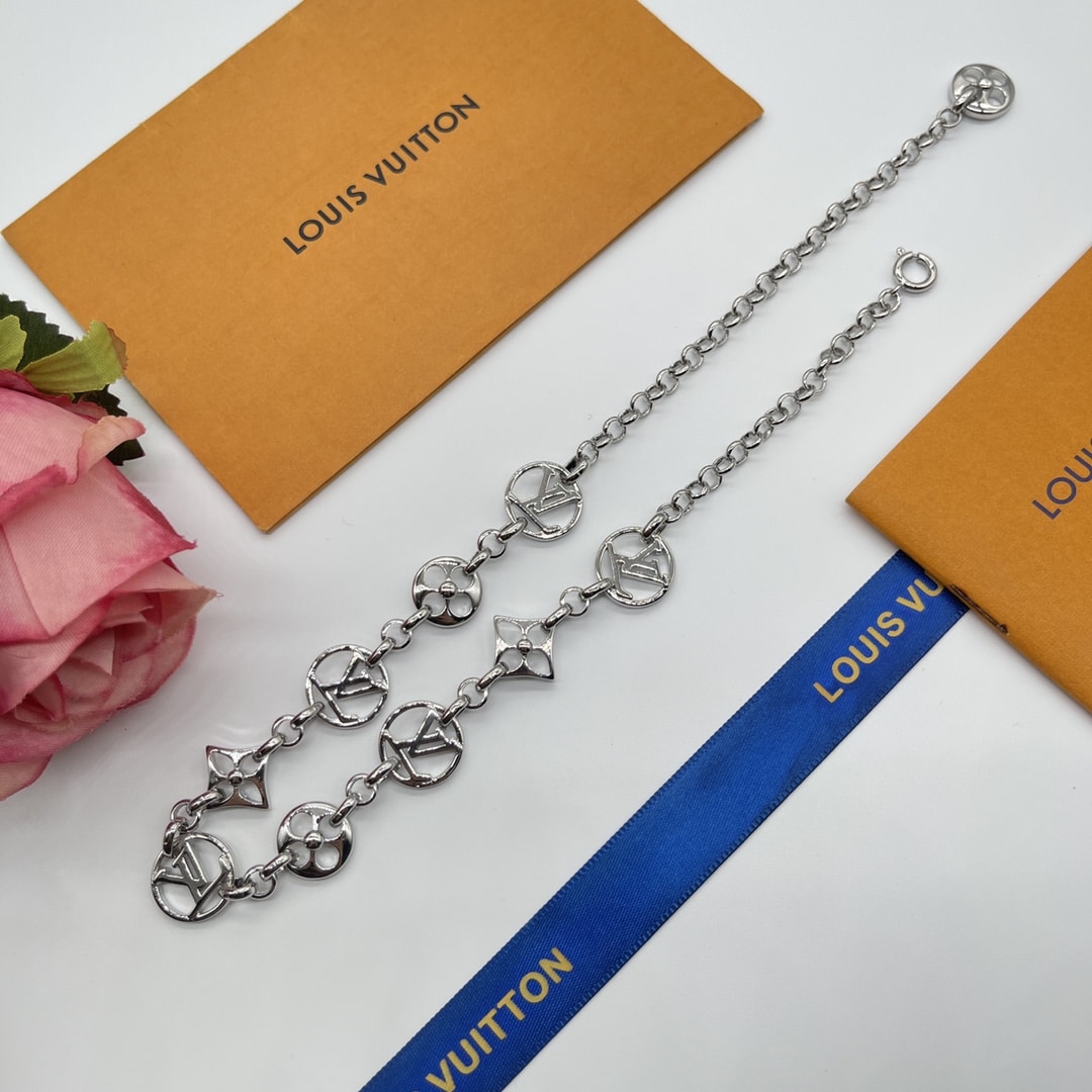 Louis Vuitton Silver Necklace
