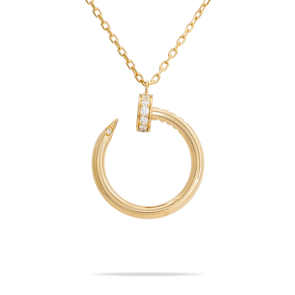 Cartier Juste un Clou Necklace 18K Yellow Gold Diamond B7224512