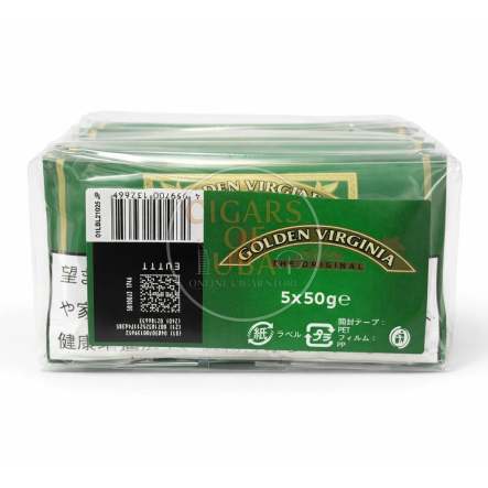 Golden Virginia Original Green Hand Rolling Tobacco 50G*5 Packs(Japan)