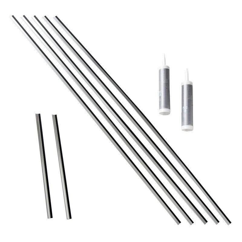 Fasade Traditional Style #6 Brushed Aluminum 15-square Foot Backsplash Kit