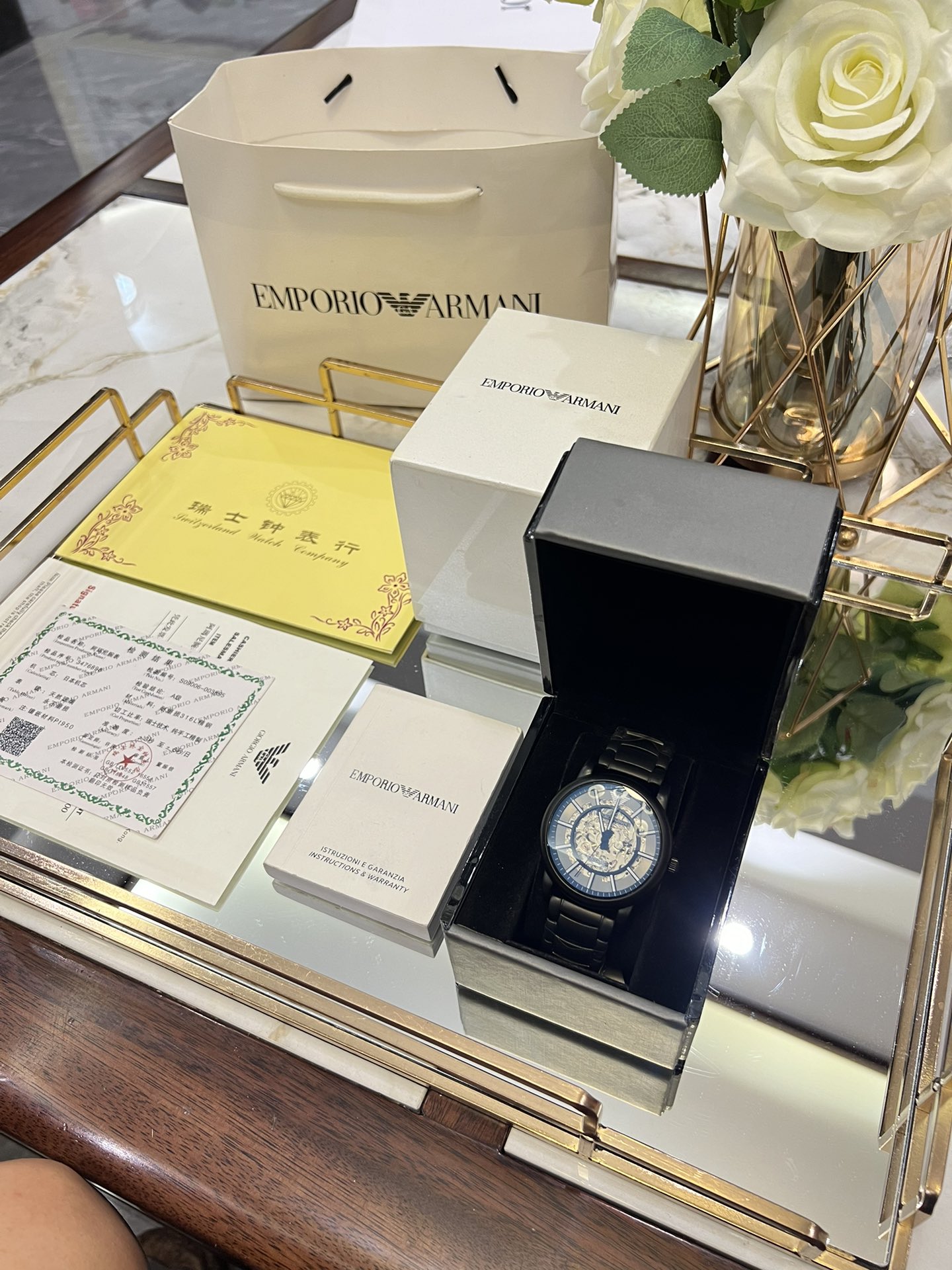 Emporio Armani Meccanico Automatic Watch - cnluxepick