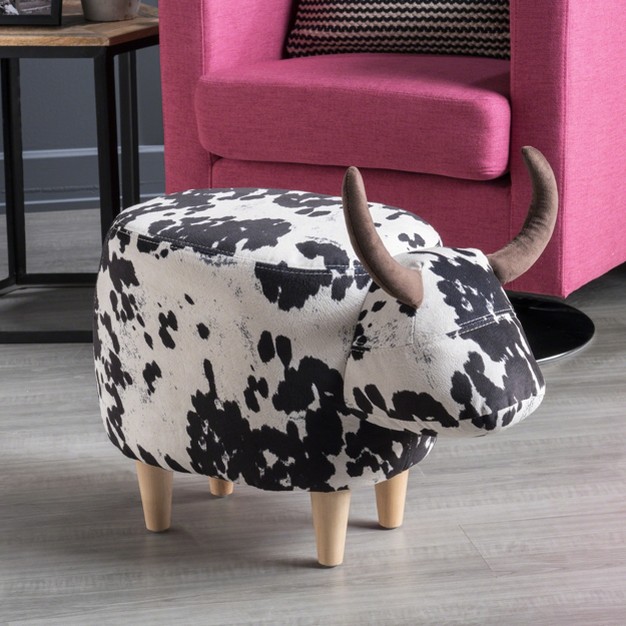 Bessie Cow Ottoman Christopher Knight Home
