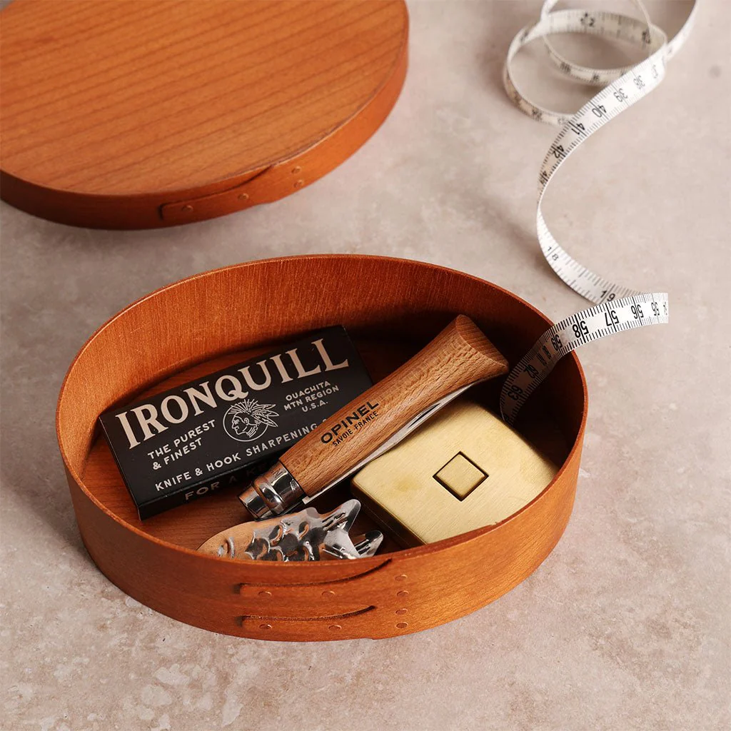 Small Oval Wood Shaker Box