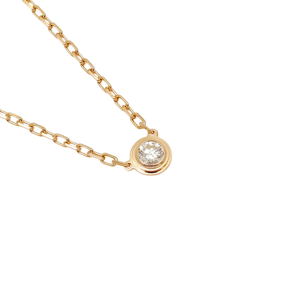 Cartier Damour (diamant Leger) Necklace 18K Rose Gold Diamond B7215700
