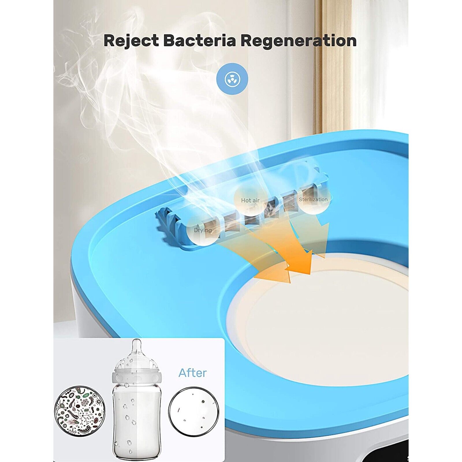 2026 Luxury 3-In-1 Baby Bottle Steam Sterilizer And Dryer With LCD Screen