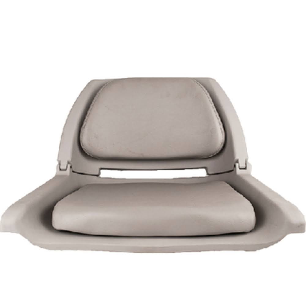 Attwood 98391GY Padded Flip Boat Seat, Gray