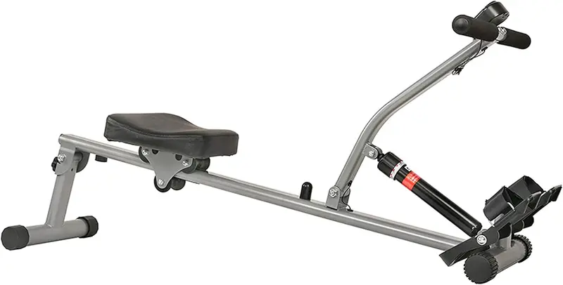 Sunny Health Compact Rowing Machine – 12-Resistance Levels, Full-Body Workout & SunnyFit App Connectivity