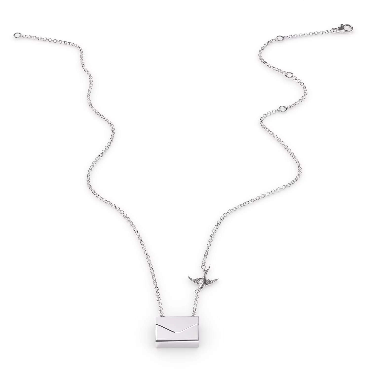 Locket Necklace Beware of the Czechoslovak WolfDog from Czechoslovakia in a silver Envelope Neonblond