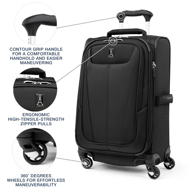 Travelpro Maxlite 5 Carry-On Luggage – Expandable Softside Lightweight Suitcase