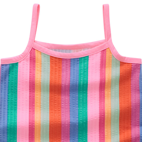 Famy Mädchen Top mit bunten Streifen