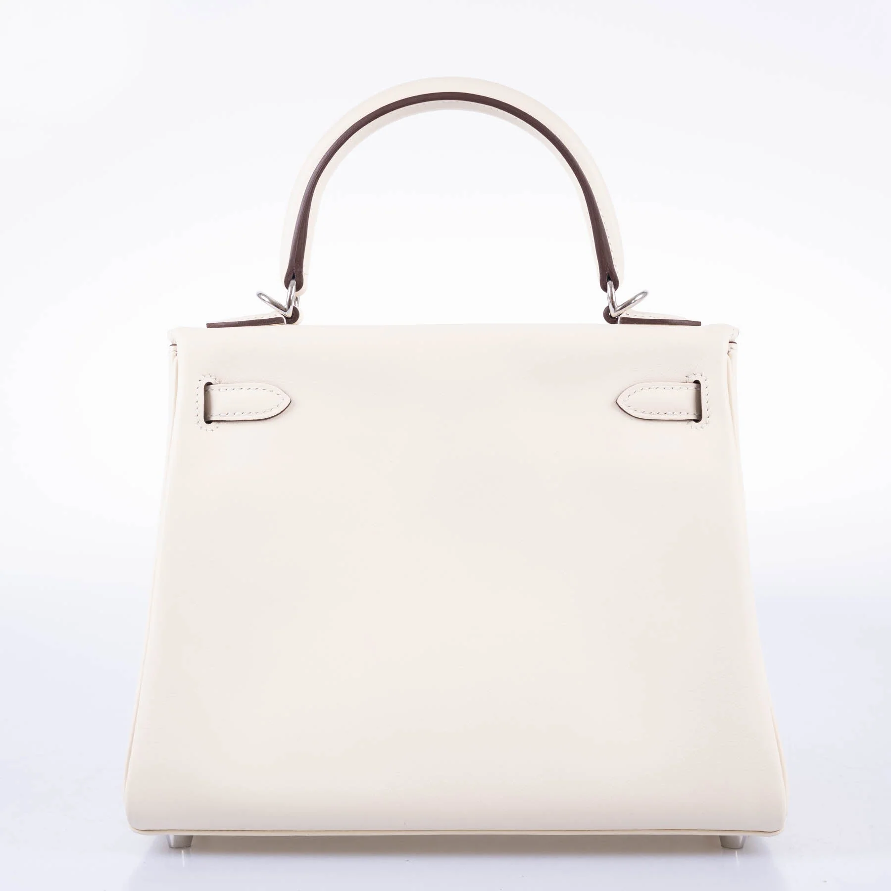 Hermès Kelly 25 Retourne In & Out Nata Swift Palladium Hardware