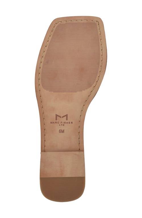 Marc Fisher Reanna Flat Slide - Gold Leather - 5