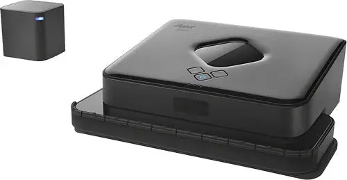Smart Robot Mop – Sleek Black Autonomous Floor Cleaning System
