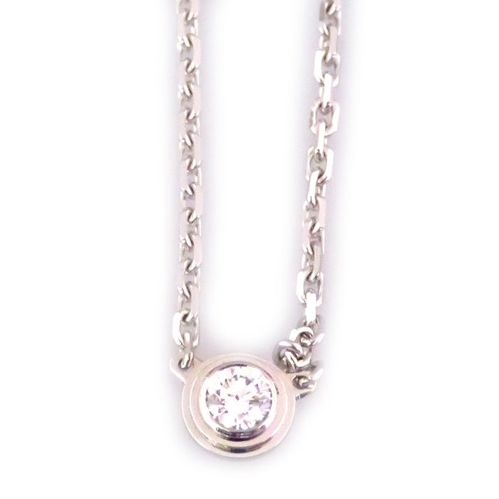Cartier Damour (diamant Leger) Do Xs 1P Diamond Necklace 18K White Gold