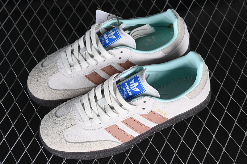 Adidas Samba Og White/Grey/Brown/Black ID2047