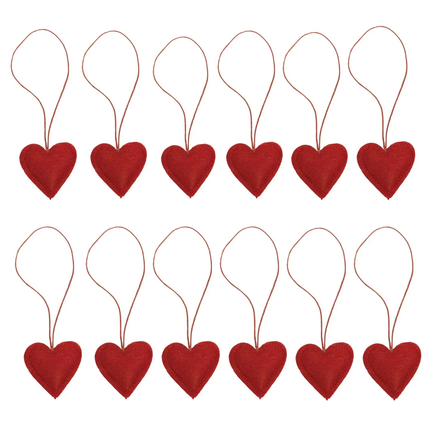 Wooden Heart Ornaments