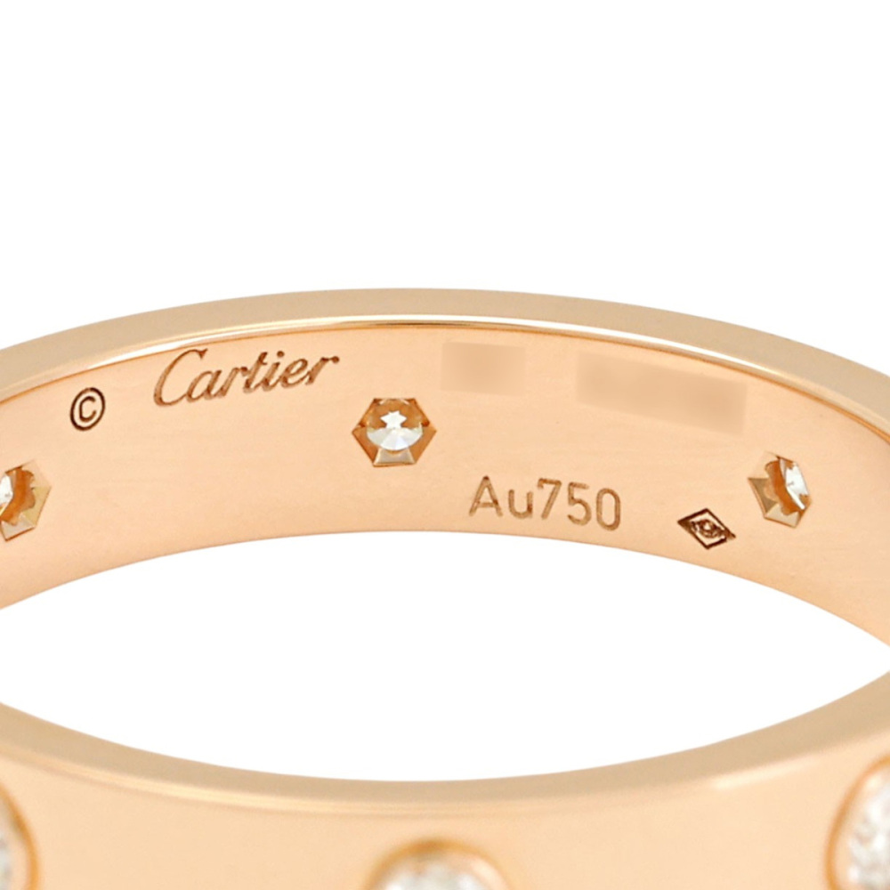 Cartier Love Sm Ring 18K Rose Gold Diamond B4050800