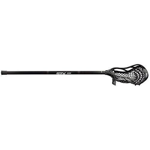 STX Stallion Starter 200 on Stallion 6000 Complete Attack Lacrosse Stick, Men&s, Black