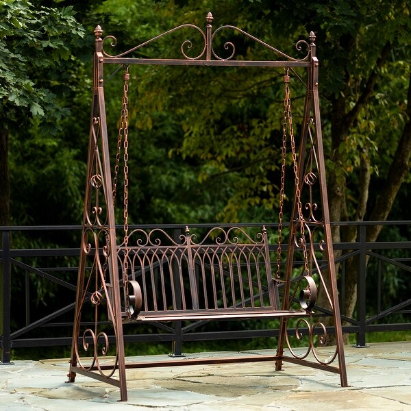 Iron Swing Bench