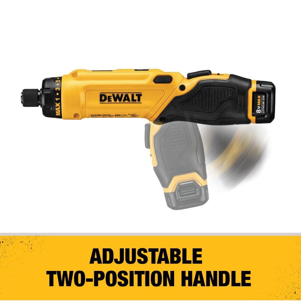 DEWALT 8V MAX MAC SCREWDRIVER 1 BATTERY KIT DCF680N1