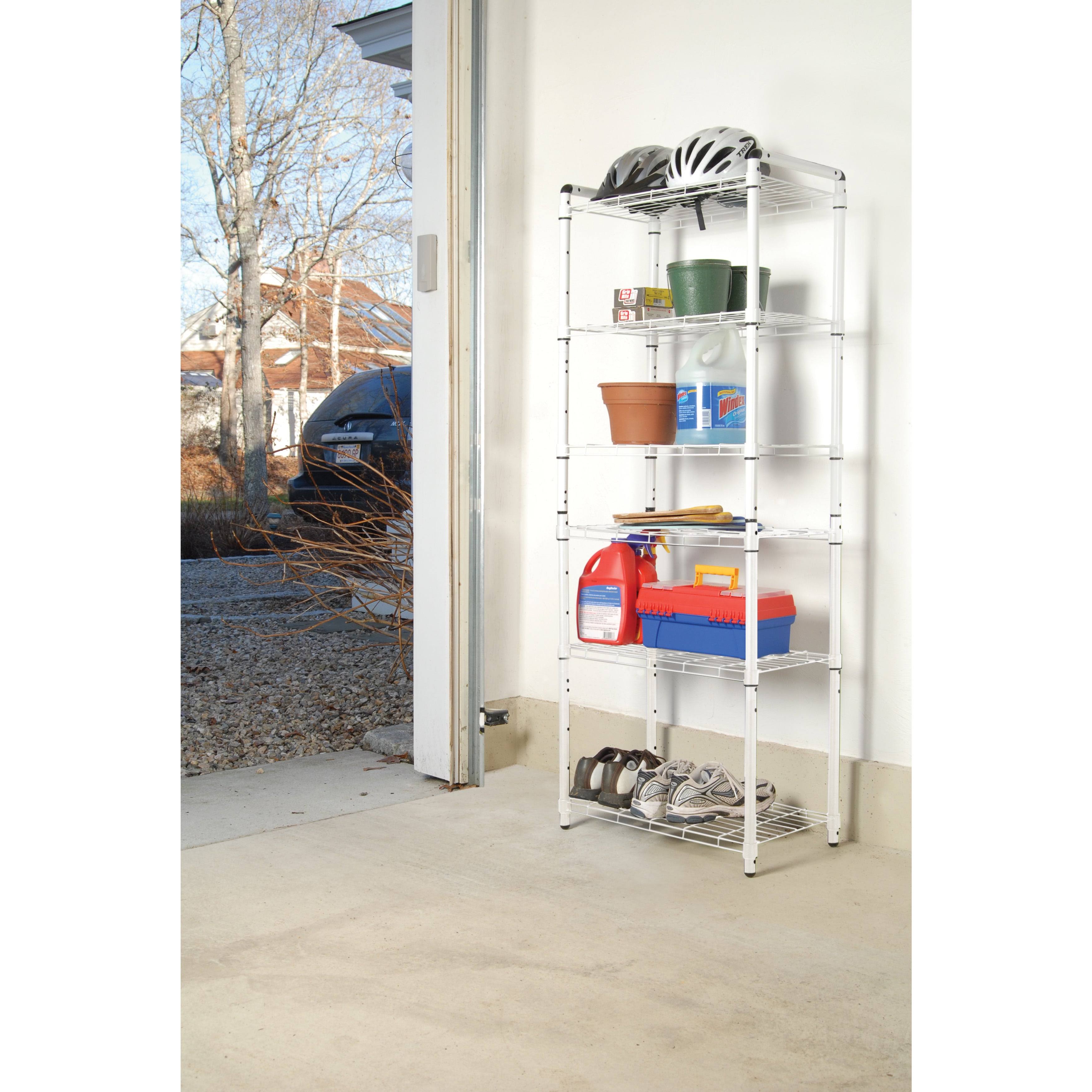 The Art of Storage White Steel 3-Tier Quick Rack (Set of 2) White