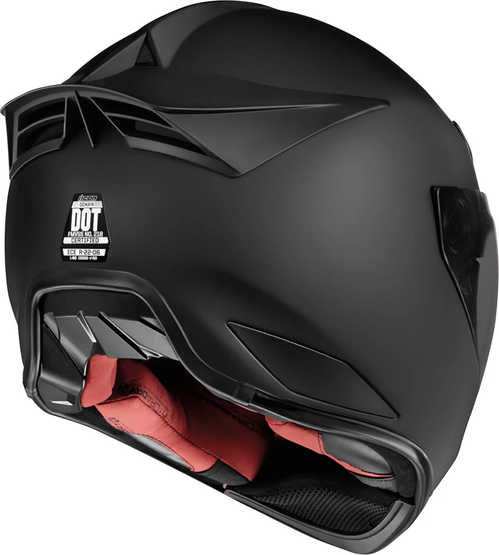 Icon Domain Cornelius Motorcycle Helmet Rubatone/Black LG