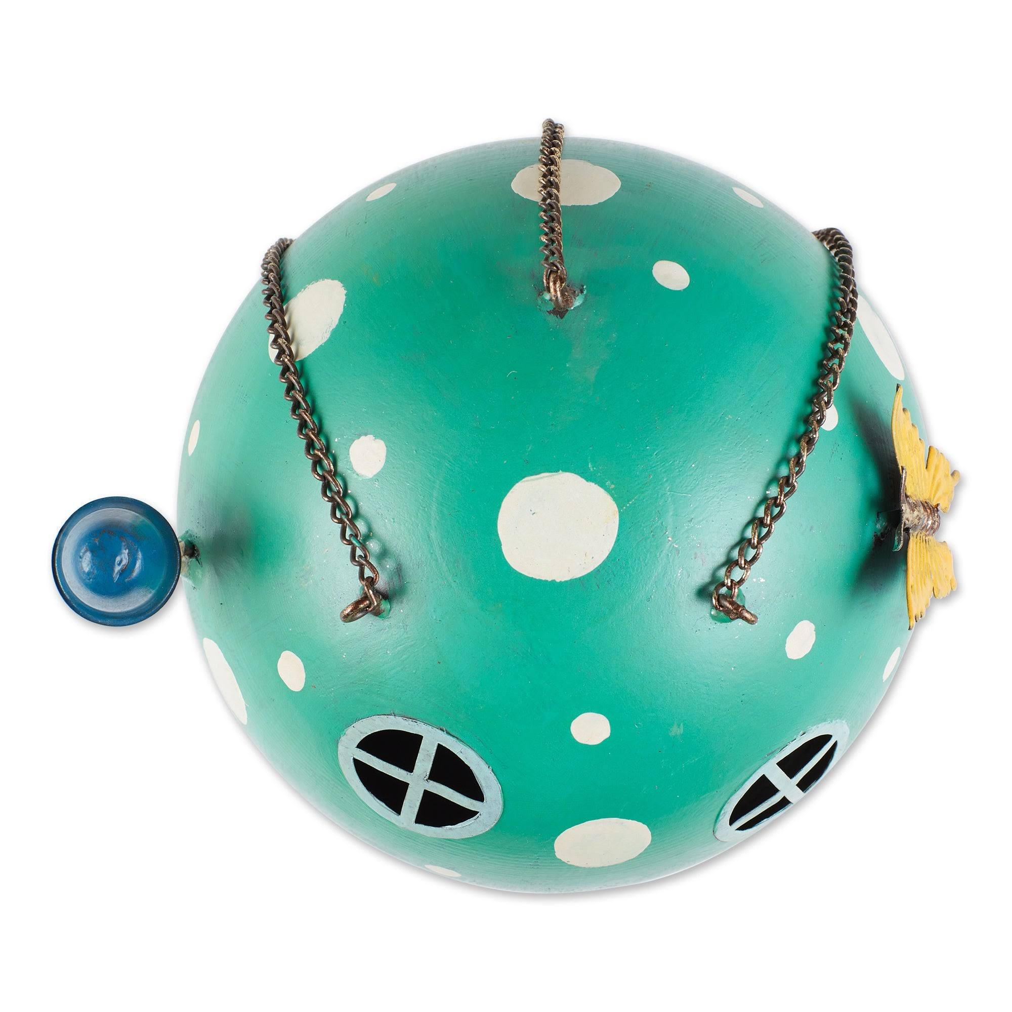 Zingz u0026 Thingz Green Mushroom Birdhouse ,Green