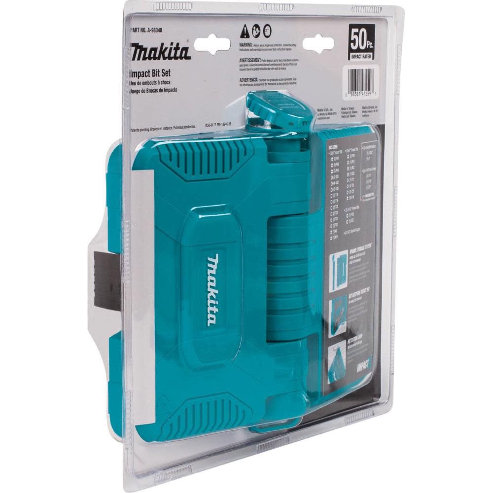 Makita 50 Pc. Impact X Driver Bit Set A-98348