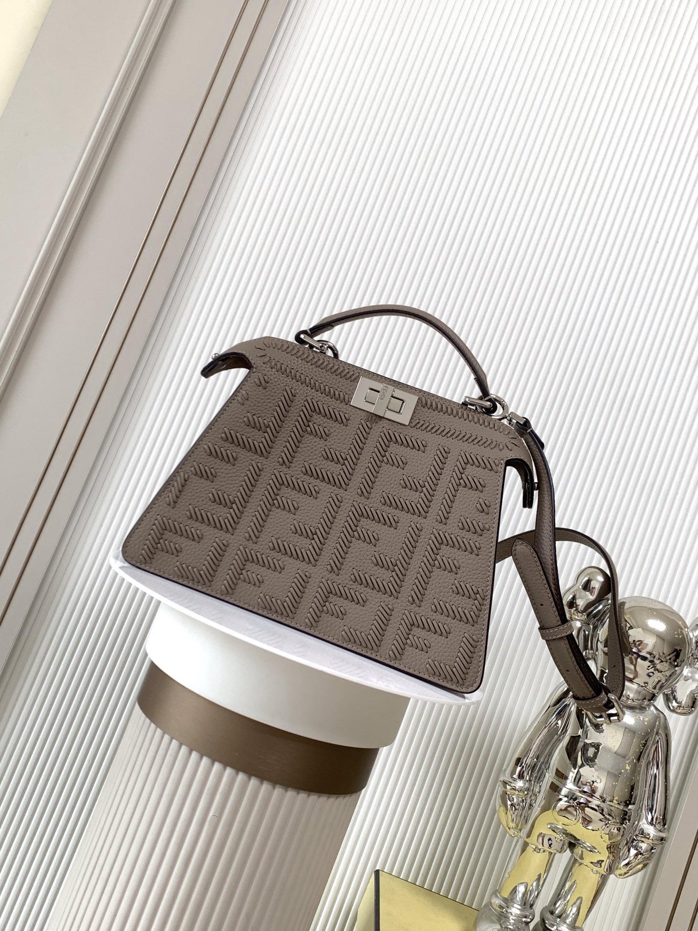 Fendi Peekaboo ISeeU Petite Brown