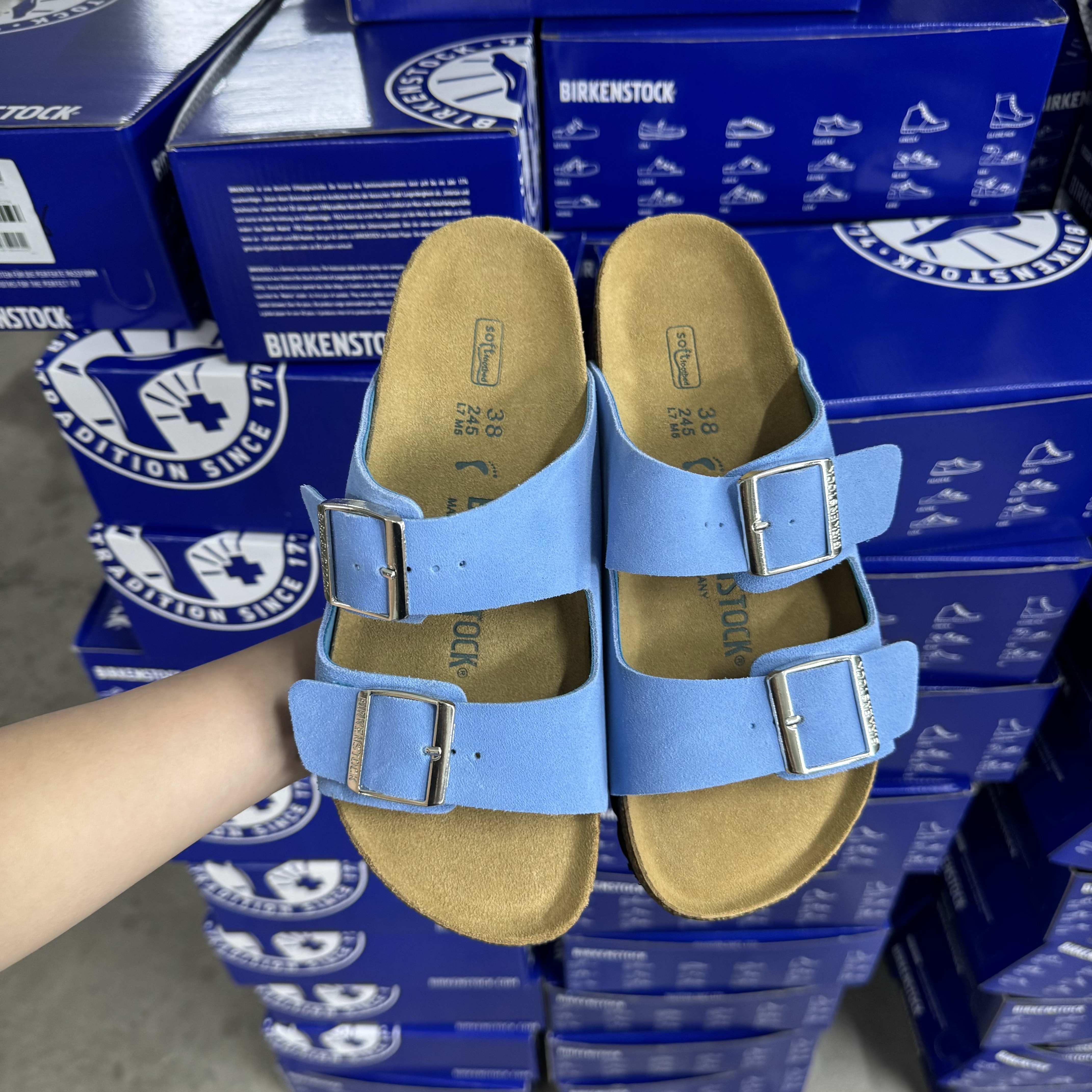 Birkenstock Arizona Suede Casual Sandals