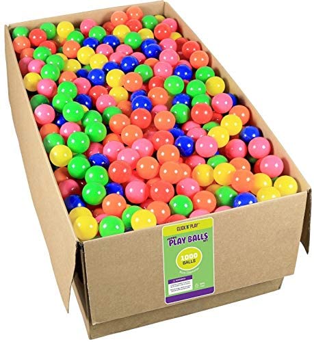 Click N�� Play Ball Pit Balls for Kids, 1000 Pack