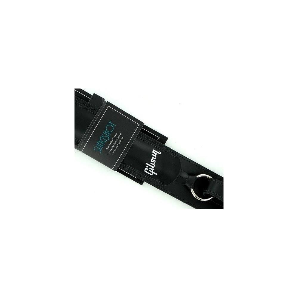 Gibson Slingshot Leather Guitar Strap (Black)