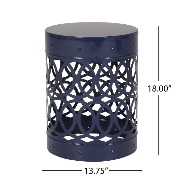 Metal end Table Large ,Green