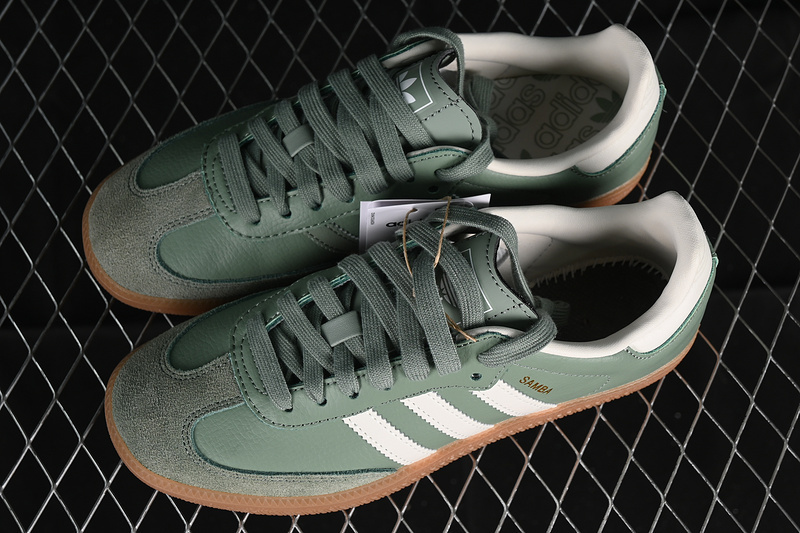 Adidas Samba Og White/Green/Brown IF7011