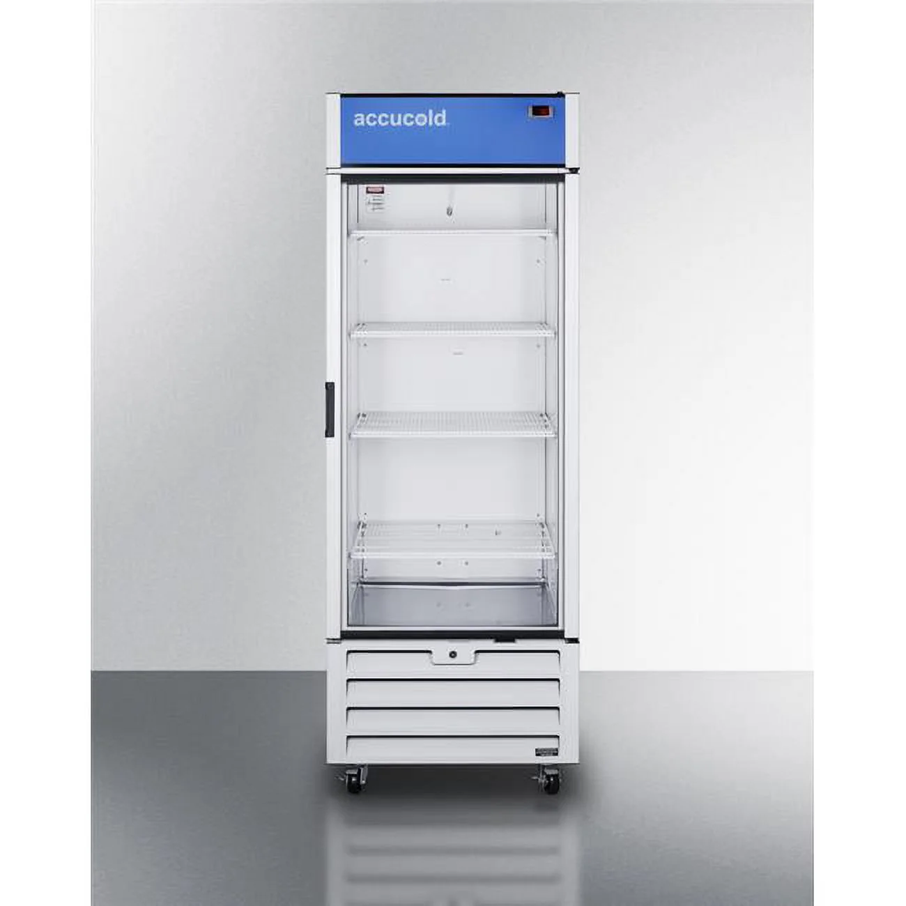 Full-sized glass door commercial beverage center