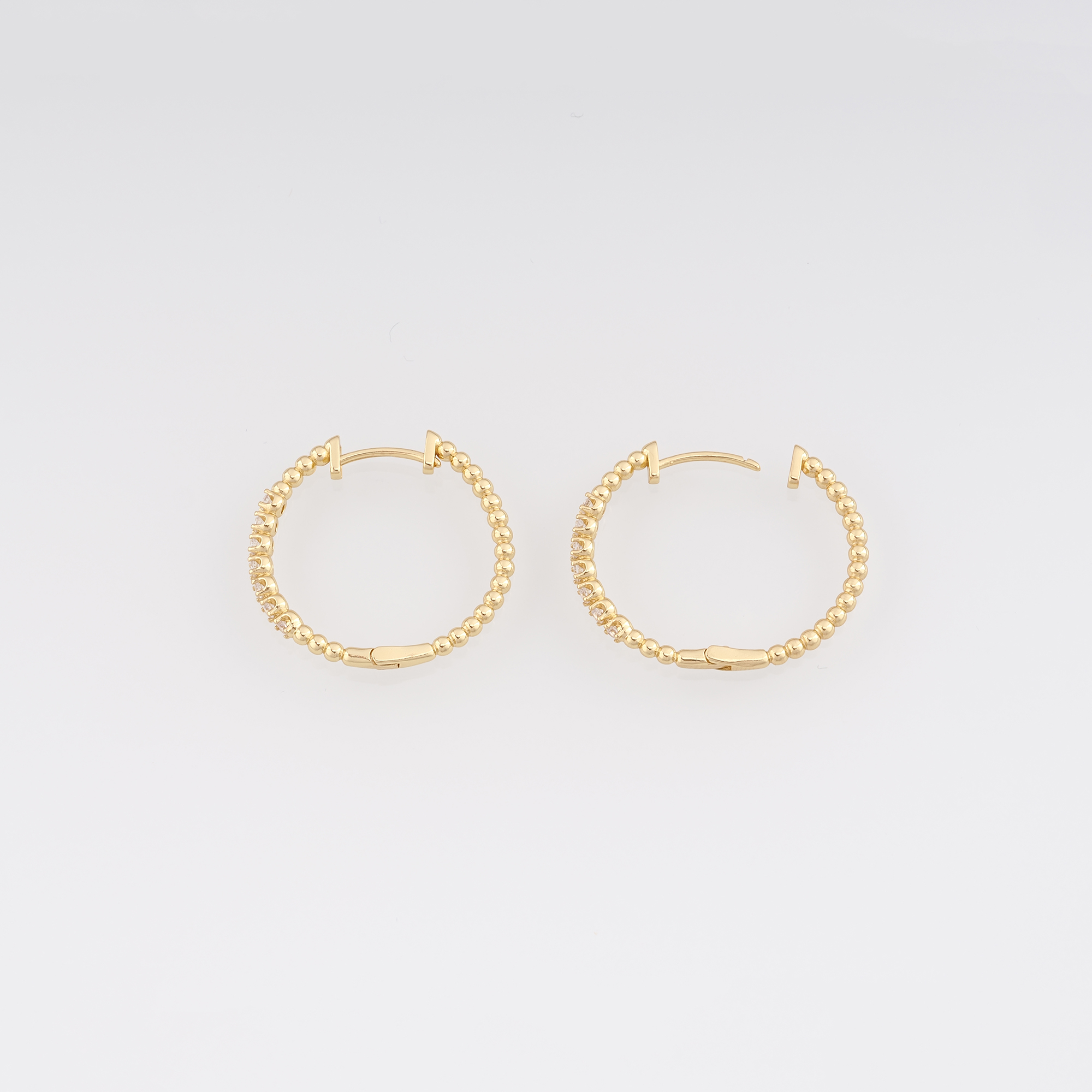 18K Gold Filled Round Hoop Earrings,Dainty Earrings,Gold Hoops,Dainty Hoops Huggie,DIY Jewelry Making Supply