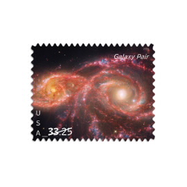 Galaxy Pair Stamp