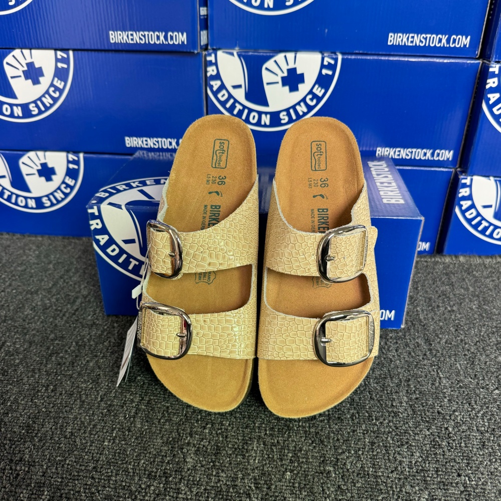 Birkenstock Arizona Snake-Pattern Casual Sandals