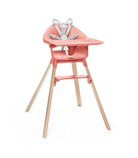 2026 Stokke® Clikk™ High Chair – All-in-One with Tray & Harness, Ergonomic Design, Tool-Free Assembly, Easy to Clean