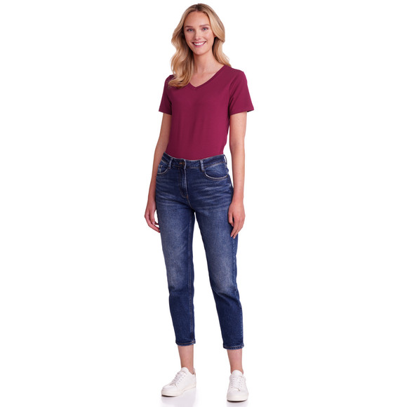 Gina Benotti Damen T-Shirt mit V-Ausschnitt