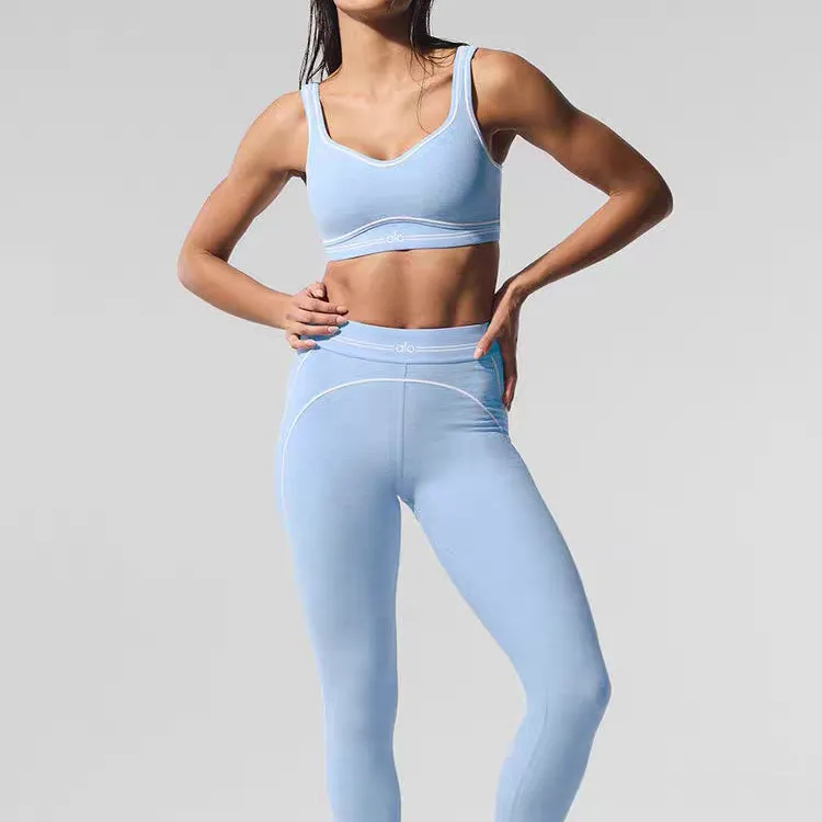 ALO High-Elasticity Fitness Long Yoga Set - cnluxepick