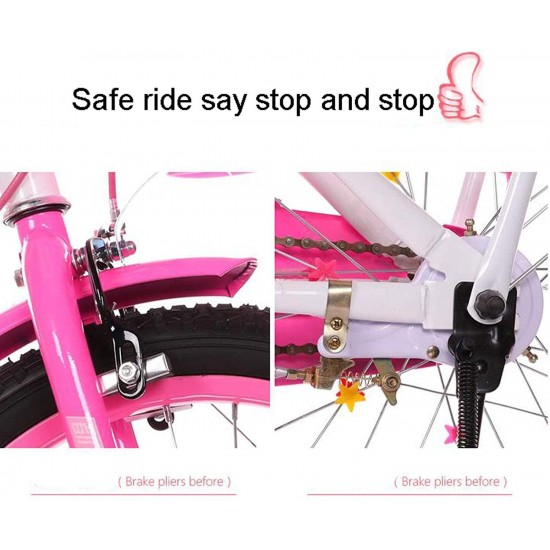 Kids Bike BMX Bike for Kids Boys Girls Bicycle Children’s Bike,Children Pedal Bicycle Boys Girls Bike with Back Seat for 6-18 Years 16inch,18inch,20inch,22inch