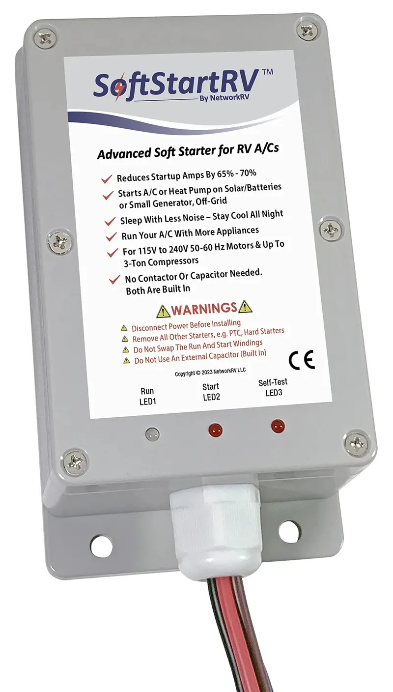 SoftStartRV RV AC Soft Start Kit – Reduces Power Surge & Extends Compressor Life