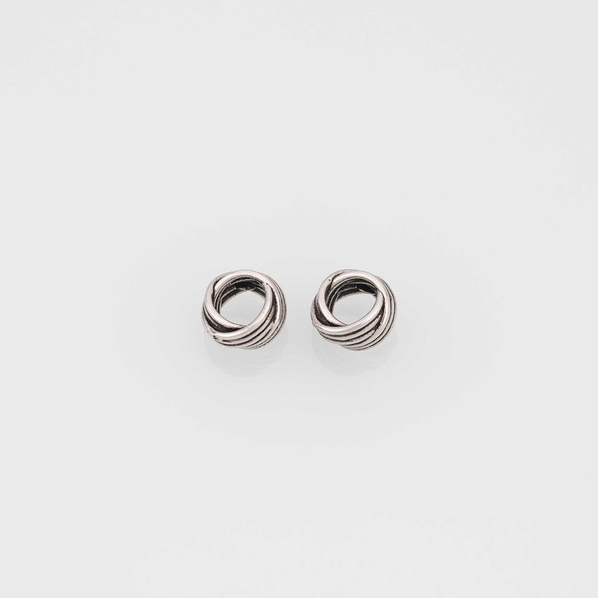 Ancient Silver Spiral Beads,Twist Bead,Knot Spacer Beads,DIY Jewelry Making Supply