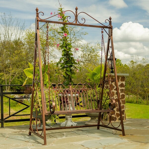 Iron Swing Bench