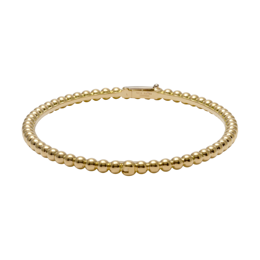 Van Cleef & Arpels Perlet Gold Pearl Bracelet 18K Yellow Gold VCARO95900