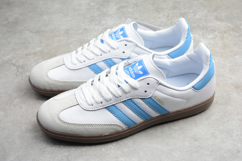 Adidas Samba Og Shoes Cloud White/Blue/Brown EG9327