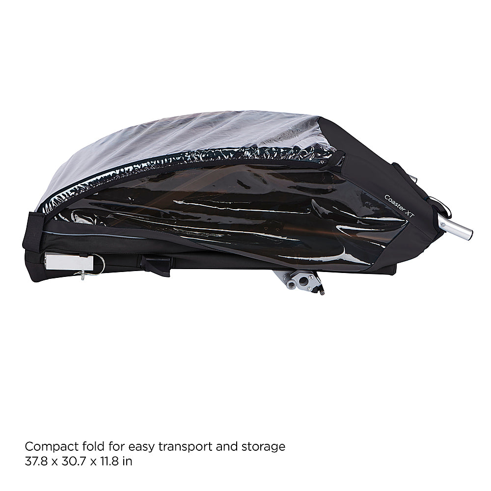 Thule - Coaster XT 2-Seat Bicycle Trailer and Stroller - Black